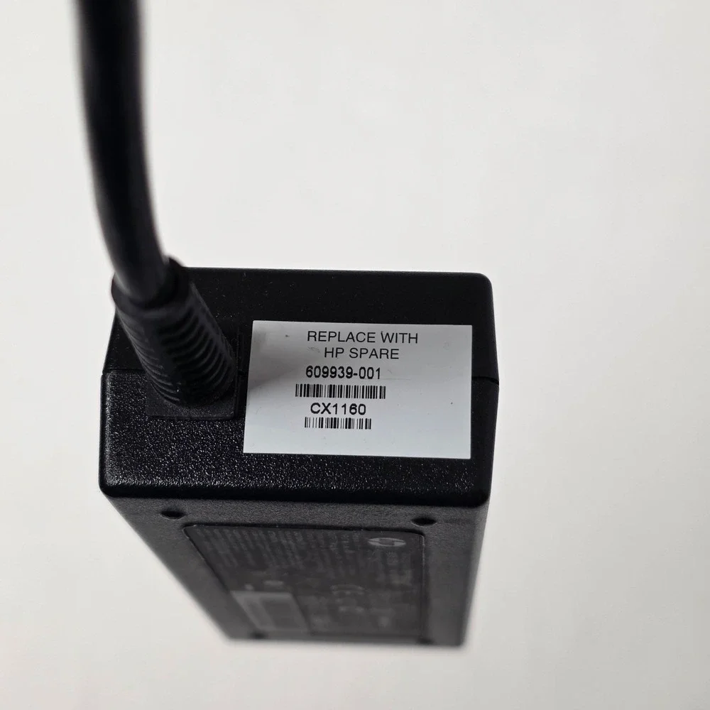 HP AC Power Adapter 65W 18.5V 3.5A PPP009A 608425-004 OEM Charger Black
